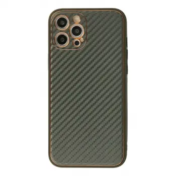 İphone 12 Pro Kılıf Coco Karbon Silikon - Füme