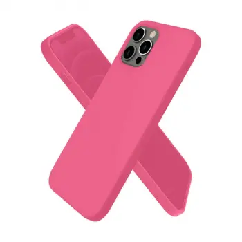 İphone 12 Pro Kılıf First Silikon - Pembe