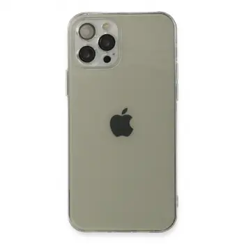 İphone 12 Pro Kılıf Fly Lens Silikon - Şeffaf
