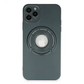 İphone 12 Pro Kılıf Lukka Magneticsafe Kapak - Koyu Yeşil