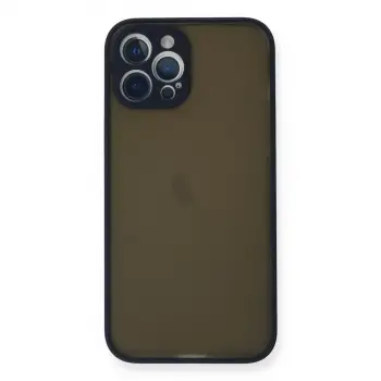 İphone 12 Pro Kılıf Montreal Silikon Kapak - Lacivert