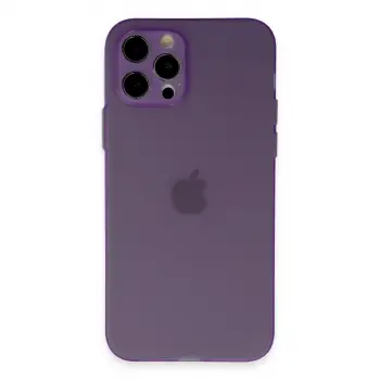 İphone 12 Pro Kılıf Puma Silikon - Koyu Mor