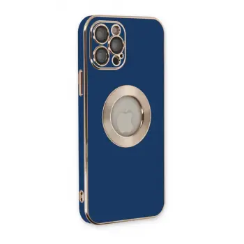 İphone 12 Pro Kılıf Store Silikon - Mavi