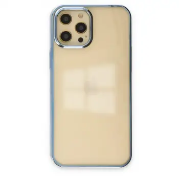 İphone 12 Pro Max Kılıf Element Silikon - Mavi