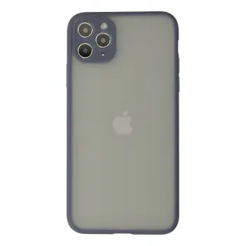 İphone 12 Pro Max Kılıf Montreal Silikon Kapak - Gri