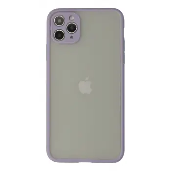 İphone 12 Pro Max Kılıf Montreal Silikon Kapak - Mor