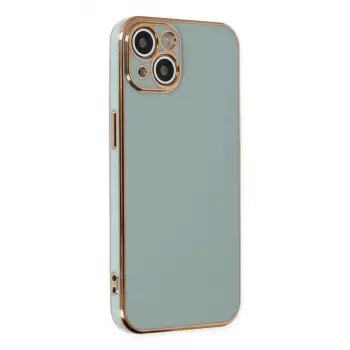 İphone 13 Kılıf Volet Silikon - Açık Yeşil