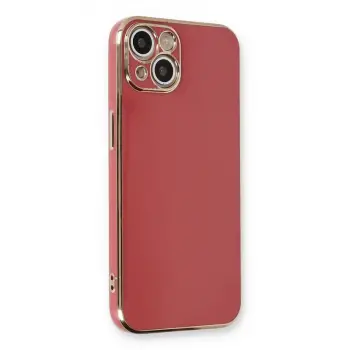 İphone 13 Kılıf Volet Silikon - Kırmızı