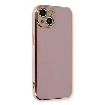 İphone 13 Kılıf Volet Silikon - Mor