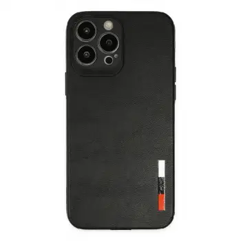 İphone 13 Pro Kılıf Loop Deri Silikon - Siyah