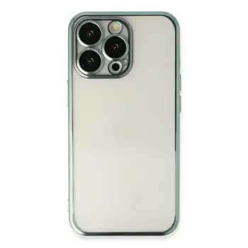 İphone 13 Pro Kılıf Razer Lensli Silikon - Yeşil