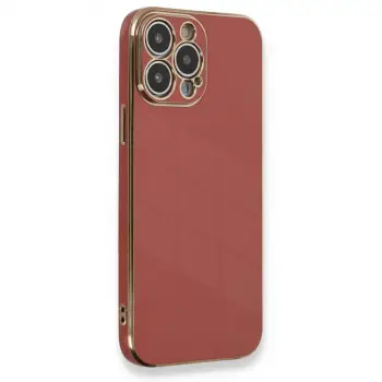 İphone 13 Pro Kılıf Volet Silikon - Kırmızı