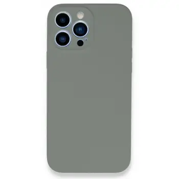 İphone 13 Pro Max Kılıf Lansman Legant Silikon - Gri