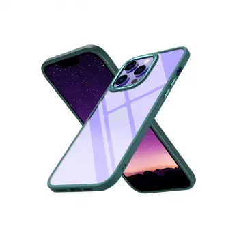 İphone 13 Pro Max Kılıf Power Silikon - Koyu Yeşil
