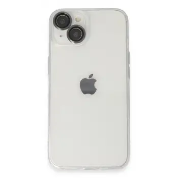 İphone 14 Kılıf Luko Lens Silikon - Siyah