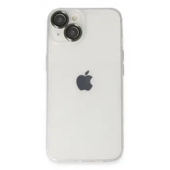 İphone 14 Kılıf Luko Lens Silikon - Yeşil