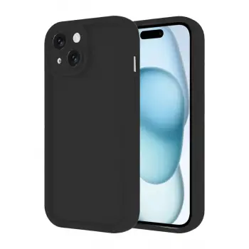 İphone 14 Kılıf Viera Silikon - Siyah
