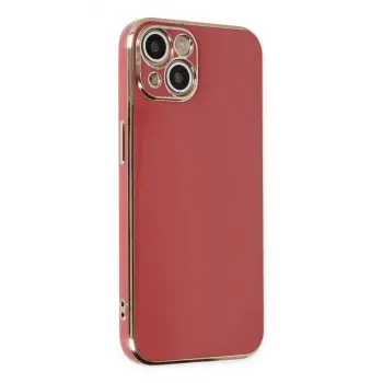 İphone 14 Kılıf Volet Silikon - Kırmızı
