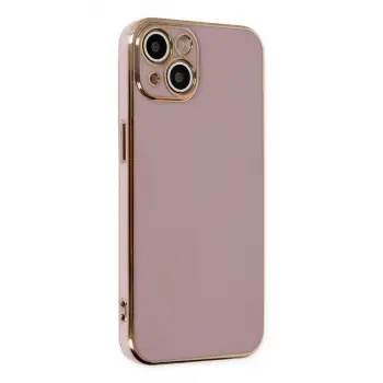 İphone 14 Kılıf Volet Silikon - Mor