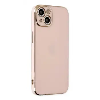 İphone 14 Kılıf Volet Silikon - Pembe