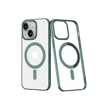 İphone 14 Plus Kılıf Element Magneticsafe Sert Kapak - Köknar Yeşili