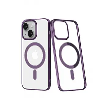 İphone 14 Plus Kılıf Element Magneticsafe Sert Kapak - Mor