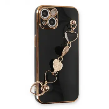 İphone 14 Plus Kılıf Esila Silikon - Siyah