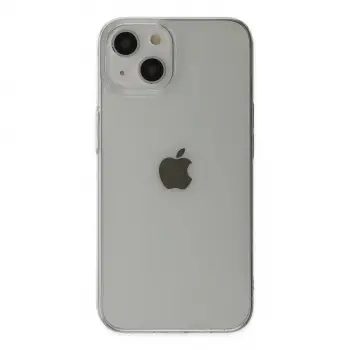 İphone 14 Plus Kılıf Pc Sert Şeffaf Kapak - Şeffaf