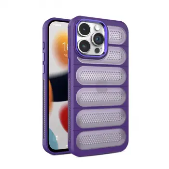 İphone 14 Pro Kılıf Airmax Silikon Kapak - Derin Mor