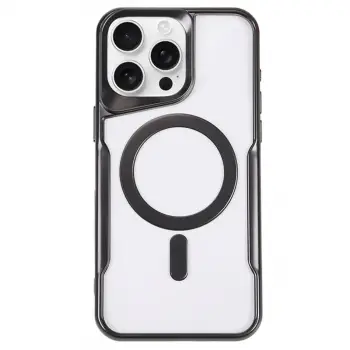 İphone 14 Pro Kılıf Boyi Magsafe Silikon Kapak - Siyah