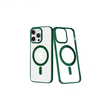 İphone 14 Pro Kılıf Element Magneticsafe Sert Kapak - Köknar Yeşili