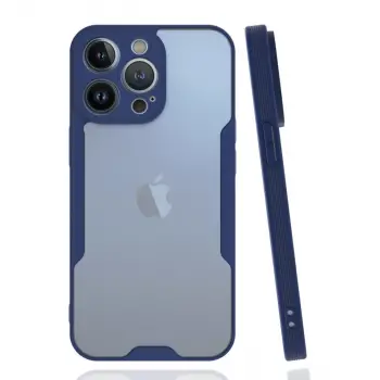 İphone 14 Pro Kılıf Platin Silikon - Lacivert