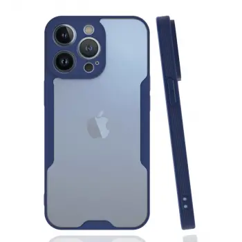 İphone 14 Pro Kılıf Platin Silikon - Lacivert