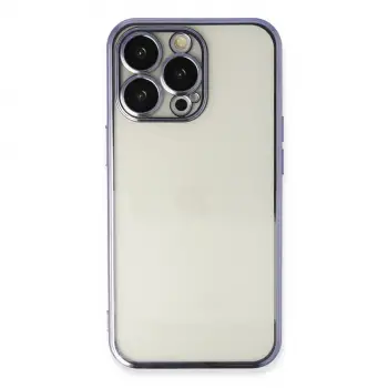 İphone 14 Pro Kılıf Razer Lensli Silikon - Mor