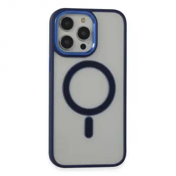 İphone 14 Pro Kılıf Room Magneticsafe Silikon - Lacivert