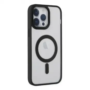 İphone 14 Pro Kılıf Room Magneticsafe Silikon - Siyah