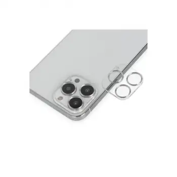 İphone 14 Pro Max Band Metal Kamera Lens - Gümüş