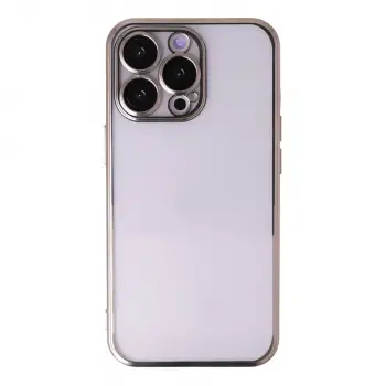 İphone 14 Pro Max Kılıf Razer Lensli Silikon - Gold