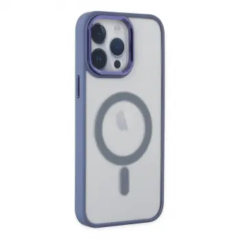 İphone 14 Pro Max Kılıf Room Magneticsafe Silikon - Sierra Blue