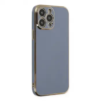 İphone 14 Pro Max Kılıf Volet Silikon - Mavi