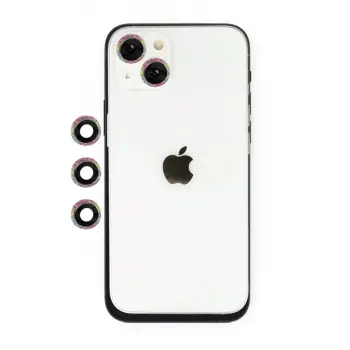İphone 14 Shine Kamera Lens - Rainbow