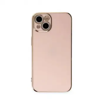 İphone 15 Kılıf Volet Silikon - Pembe