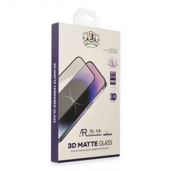 İphone 15 Pro Bilvis 3d Mat Cam Ekran Koruyucu