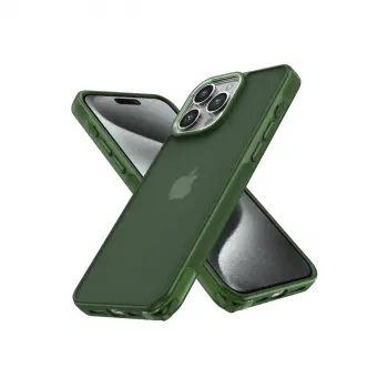 İphone 15 Pro Kılıf Elegant Kapak - Yeşil