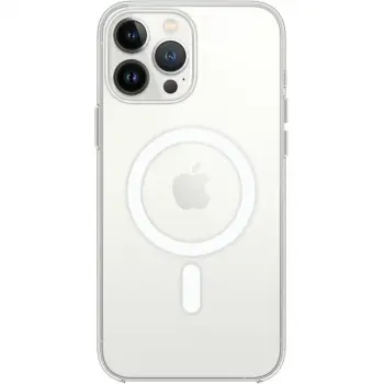 İphone 15 Pro Kılıf Magneticsafe Şeffaf Silikon - Şeffaf