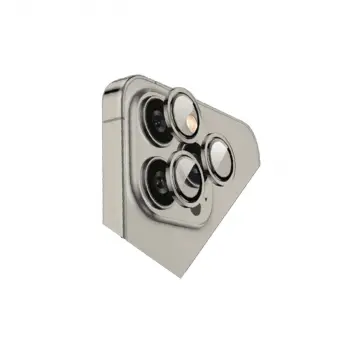 İphone 15 Pro Max Bilvis Titan Kamera Lens - Titan Gri