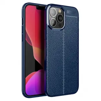 İphone 15 Pro Max Kılıf Auto Focus Kapak - Lacivert