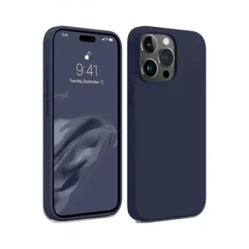 İphone 15 Pro Max Kılıf First Silikon - Lacivert