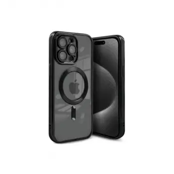 İphone 15 Pro Max Kılıf Kross Magneticsafe Kapak - Siyah