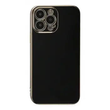 İphone 15 Pro Max Kılıf Volet Silikon - Siyah